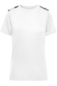Produktfoto J&N Damen Sport T-Shirt mit Printmuster auf der Schulter